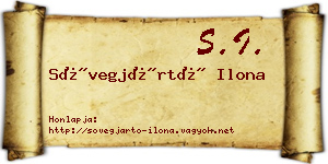 Sövegjártó Ilona névjegykártya